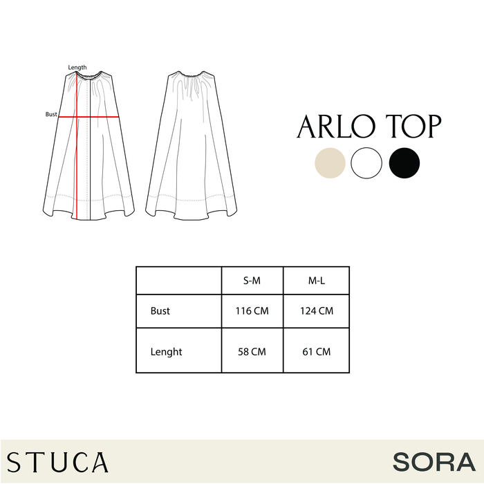STUCA – Atasan Wanita – Arlo Top (Gathered Neck Sleeveless Top) - BROKEN WHITE, S-M foto 6