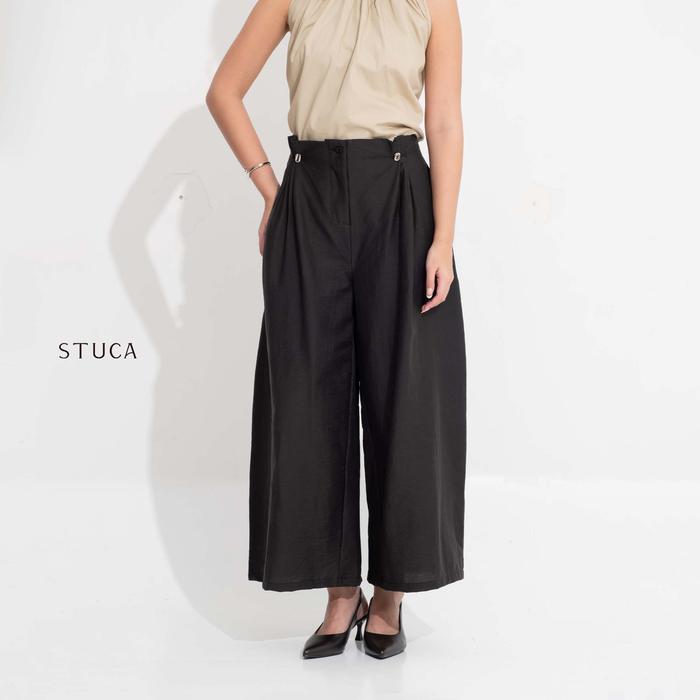 STUCA – Celana Wanita – Miro Pants (Palazzo Pants with Front Pleats) - BROKEN WHITE, 26 foto 7