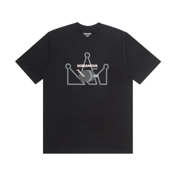Screamous Kaos T-SHIRT TROUIS COULEURS BLACK - BLACK, S foto 7