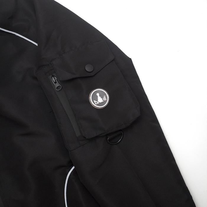Screamous Bomber Jacket Reflective ZALE BLACK - BLACK, S foto 8