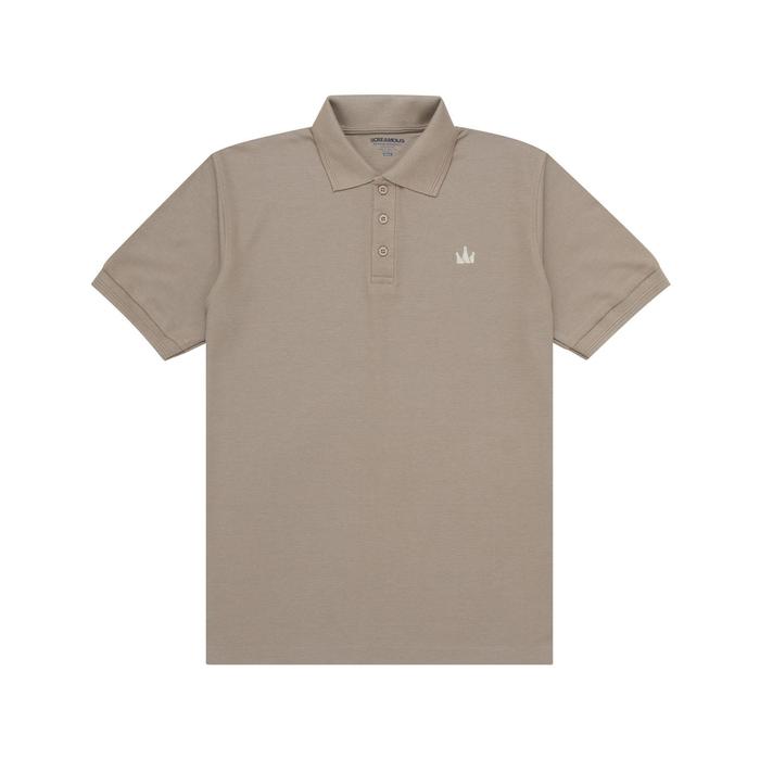 Screamous Polo Shirt CROWN - SAGE BROWN, S foto 10