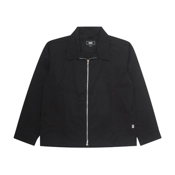 Screamous Work Jacket Double Zipper RIVERA Boxy Fit - BLACK, S