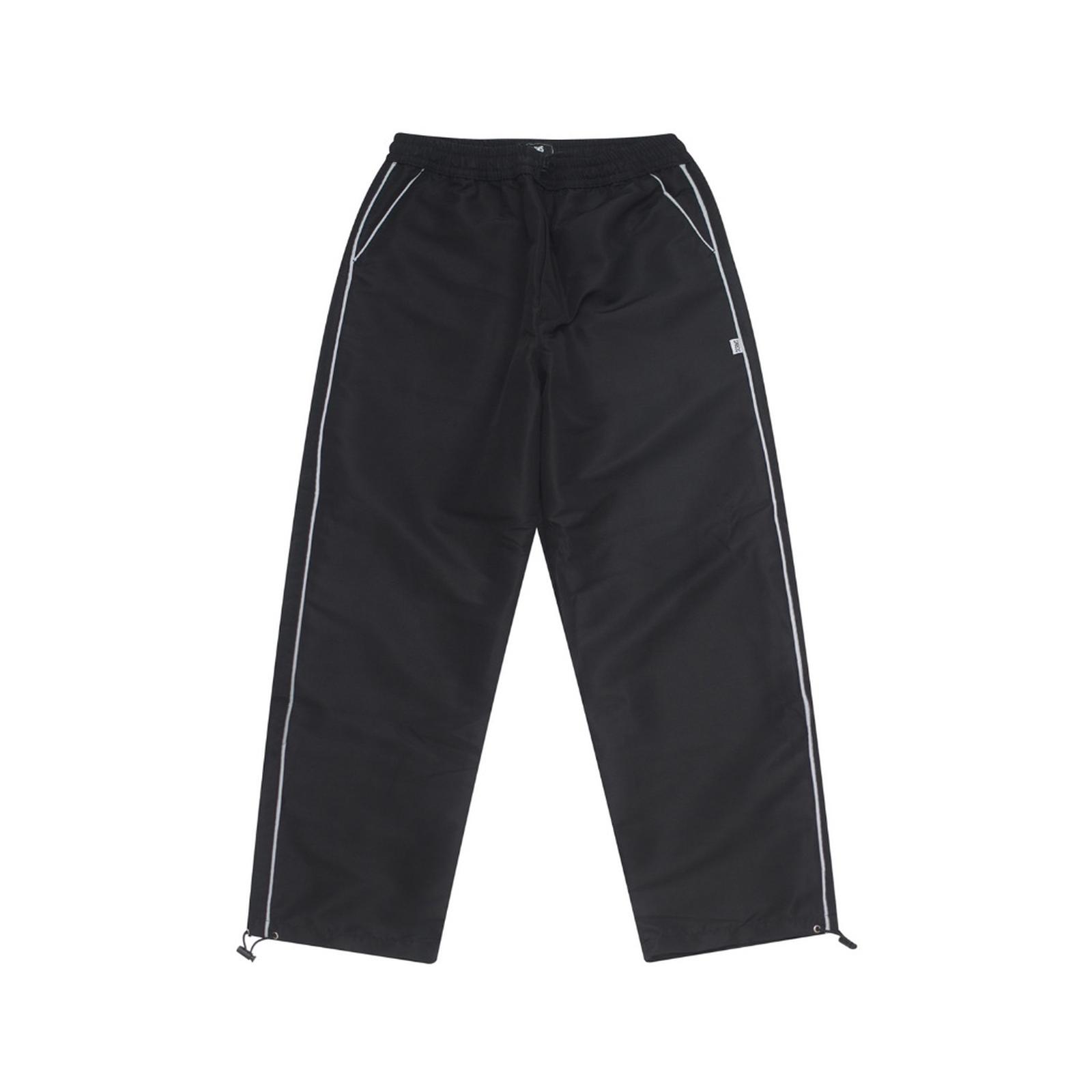 Screamous Long Pants Reflective YUKO BLACK Loose Fit - BLACK, 28