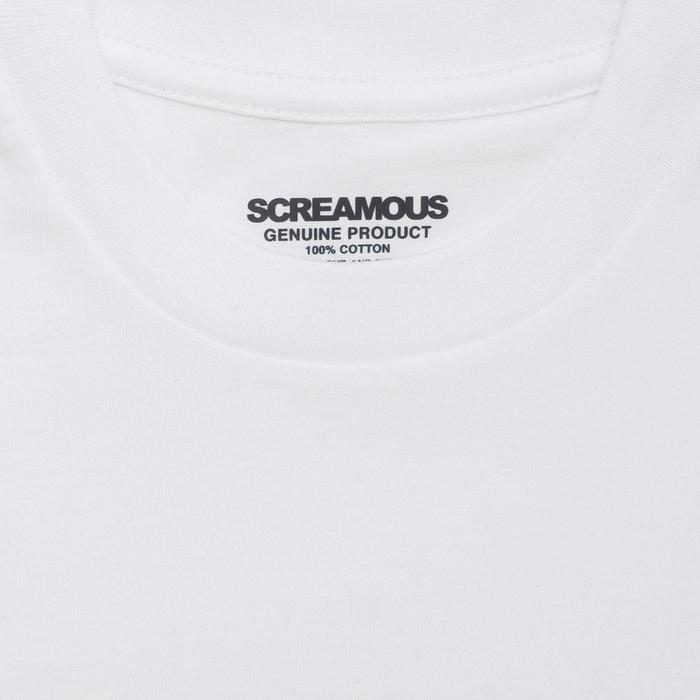 Screamous Kaos T-Shirt JAPAN CASTLE WHITE - WHITE, S