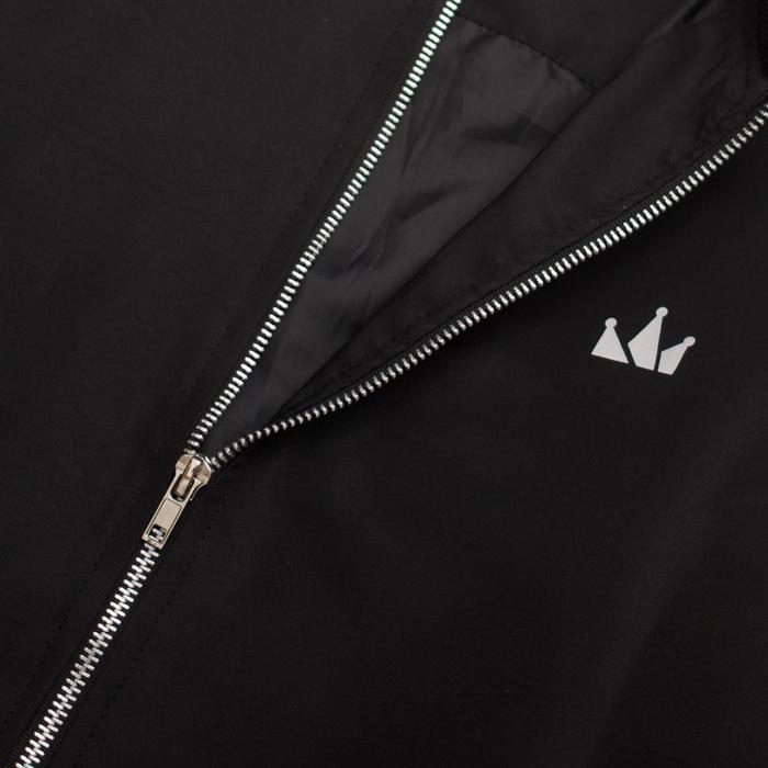 Screamous Bomber Double Zipper Jacket HELEZ BLACK - BLACK, S