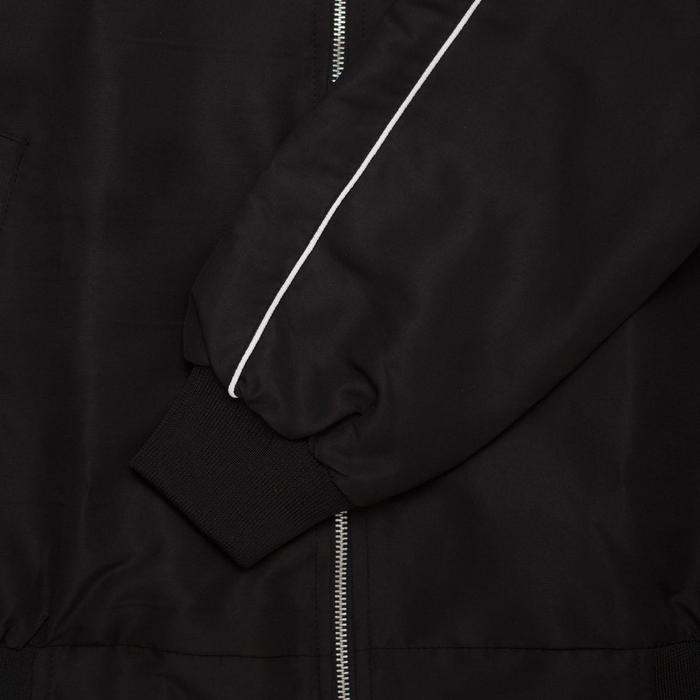 Screamous Bomber Double Zipper Jacket HELEZ BLACK - BLACK, S