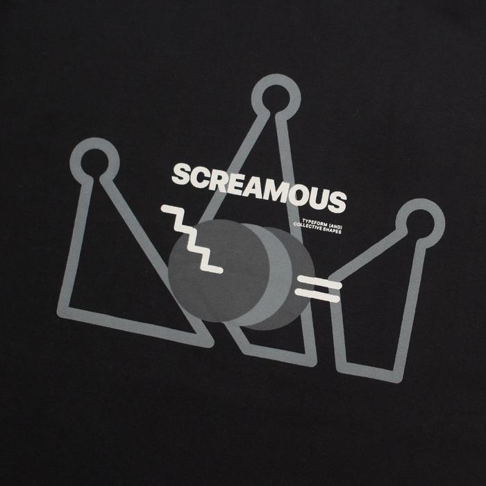 Screamous Kaos T-SHIRT TROUIS COULEURS BLACK - BLACK, S