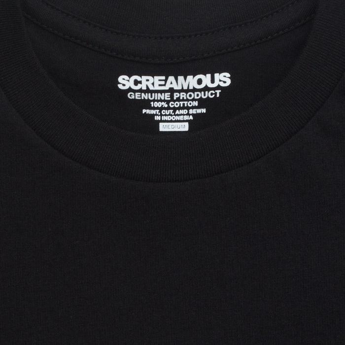 Screamous Kaos T-SHIRT TROUIS COULEURS BLACK - BLACK, S
