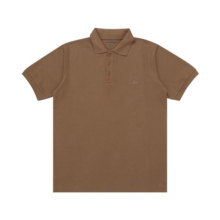 Screamous Polo Shirt CROWN - SAGE BROWN, S