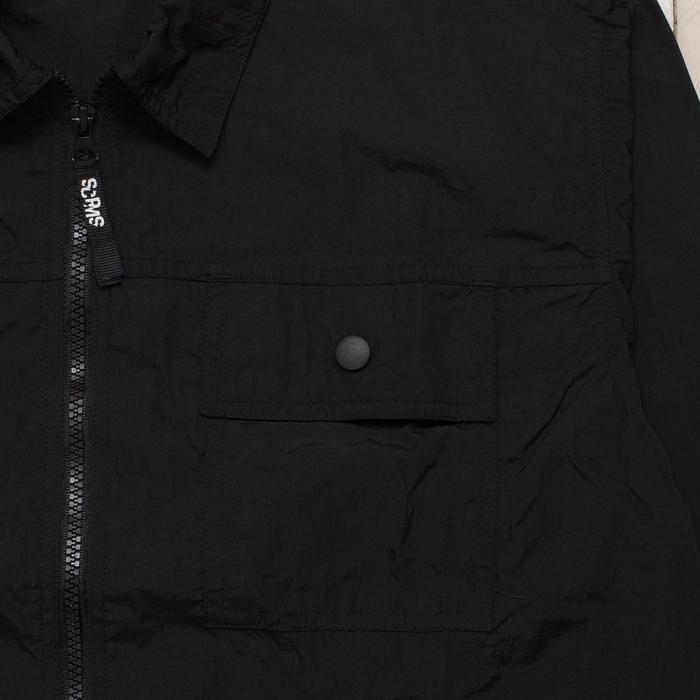 Screamous Kemeja Long Sleeve Overshirt URBEX MELDIVE BLACK - BLACK, S