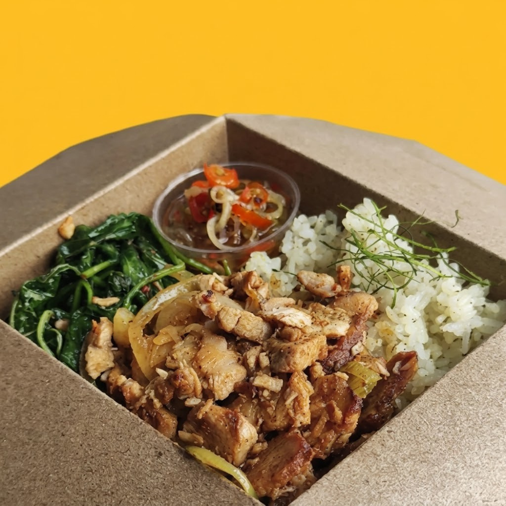 Nasi Sei Ayam Asap