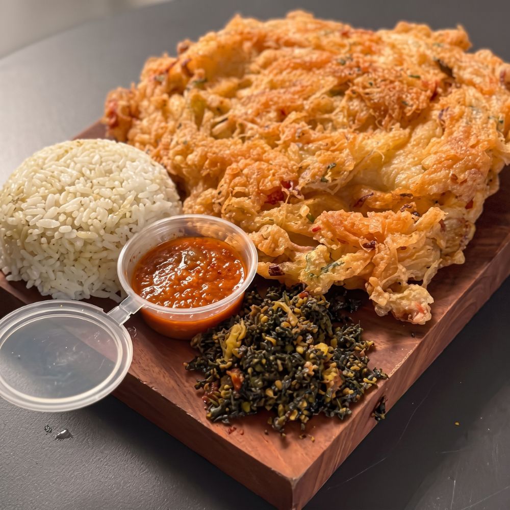 Nasi Telur Dadar Kribo