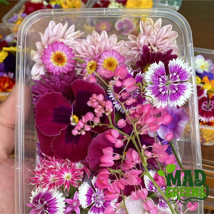 MADGreens - Mix Edible Flowers - Garnish - Fresh Cut foto 8