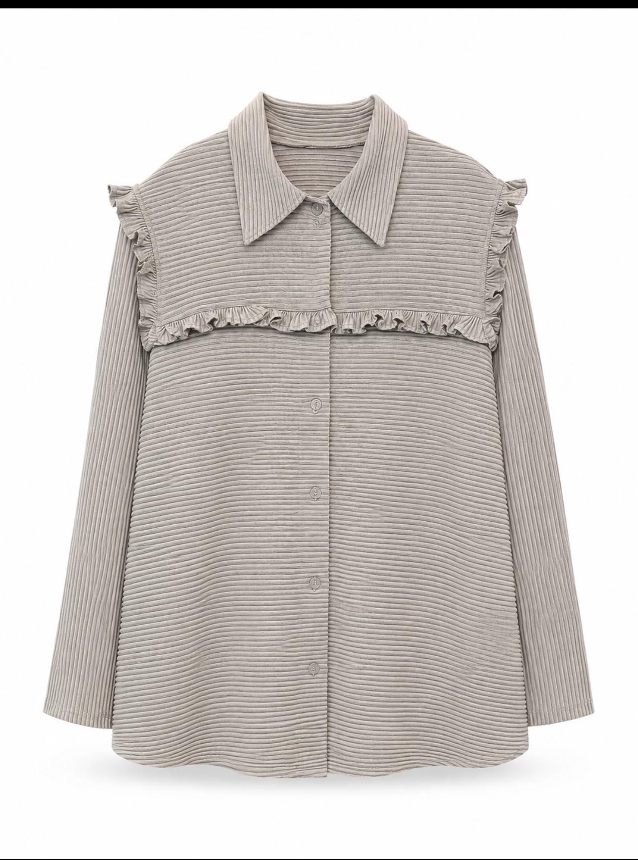 Blus Plisket Kerah