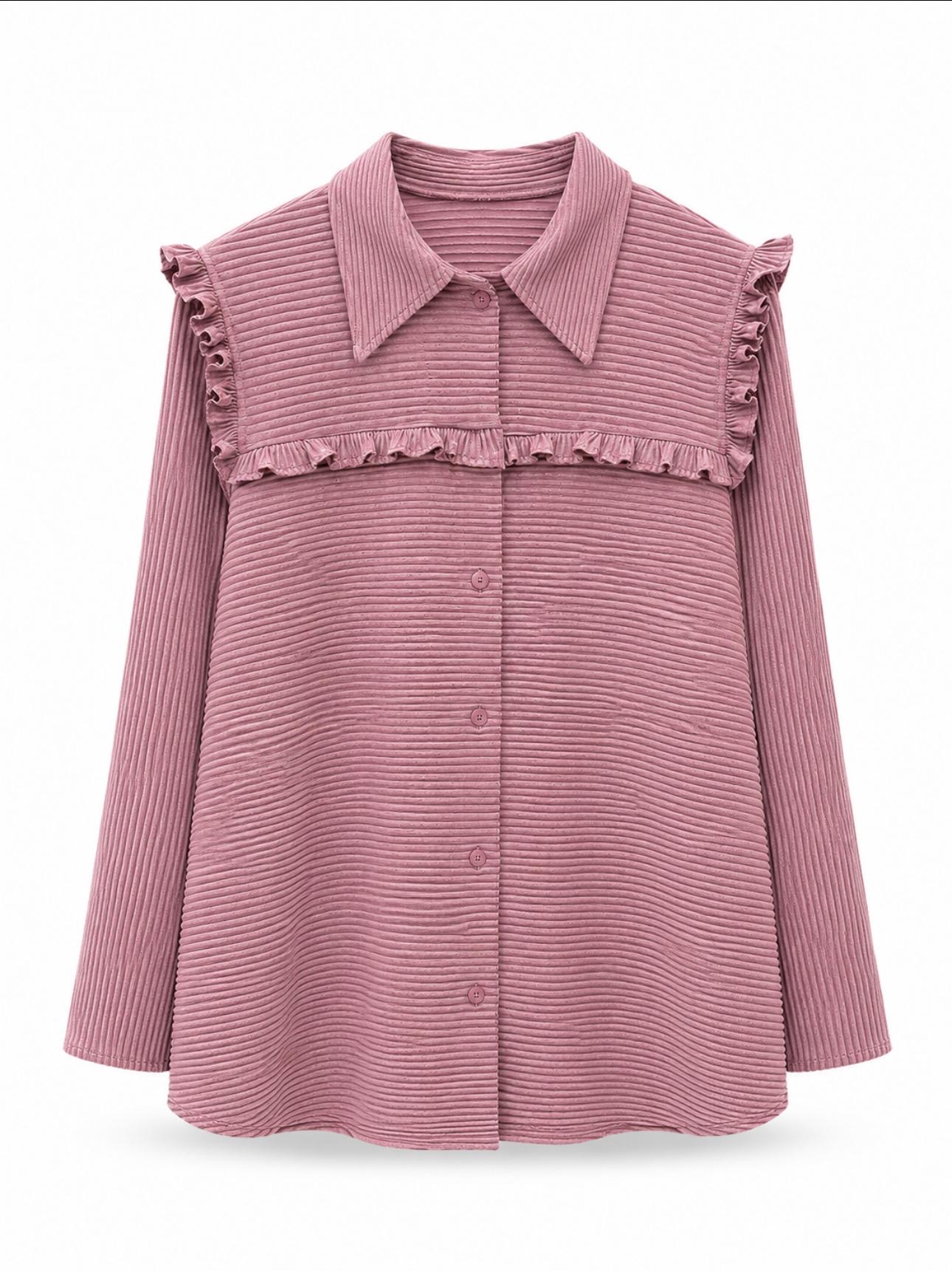 Blus Plisket Kerah foto 3