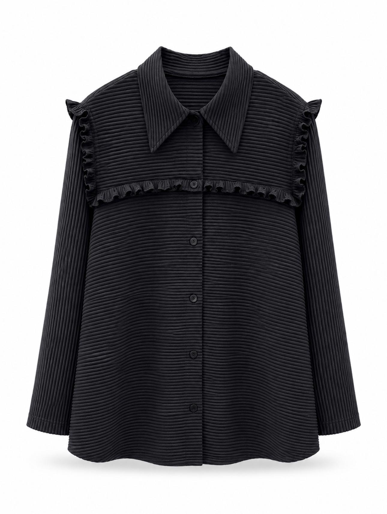 Blus Plisket Kerah foto 4
