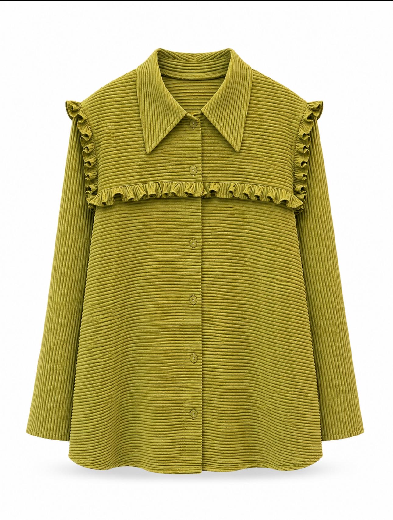 Blus Plisket Kerah foto 5