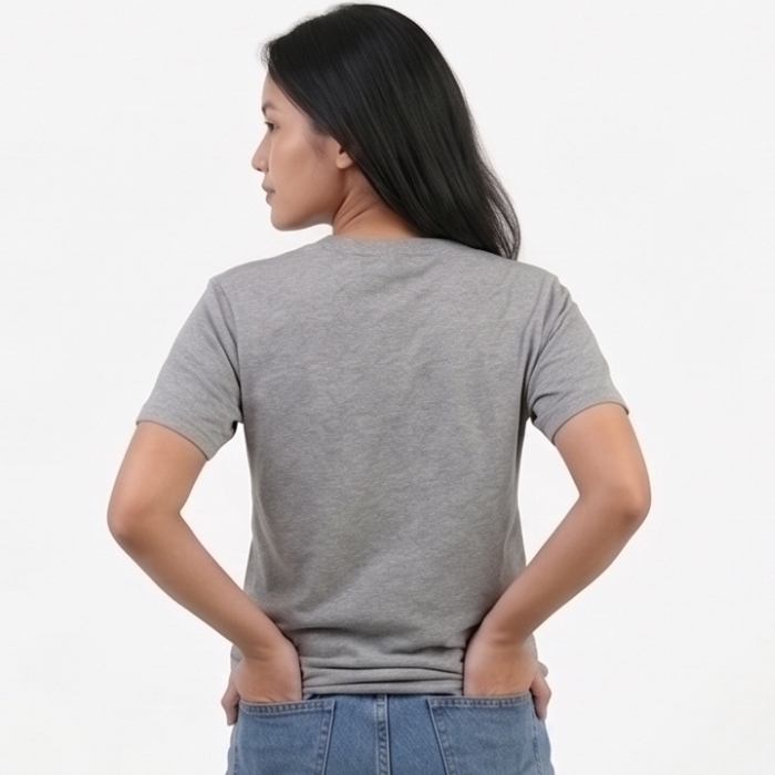 KAOS BASIC LENGAN PENDEK ABU MISTY