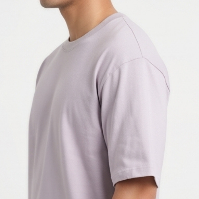 KAOS OVERSIZED LENGAN PENDEK LIGHT GREY
