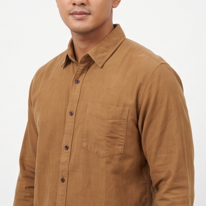 KEMEJA LENGAN PANJANG CAMEL