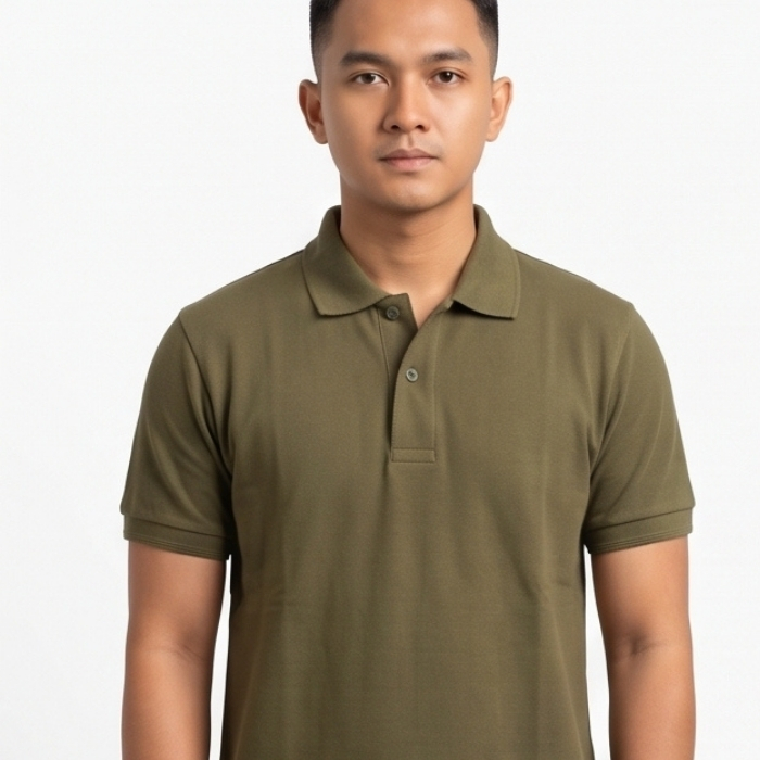 POLO SHIRT PIQUE ARMY GREEN