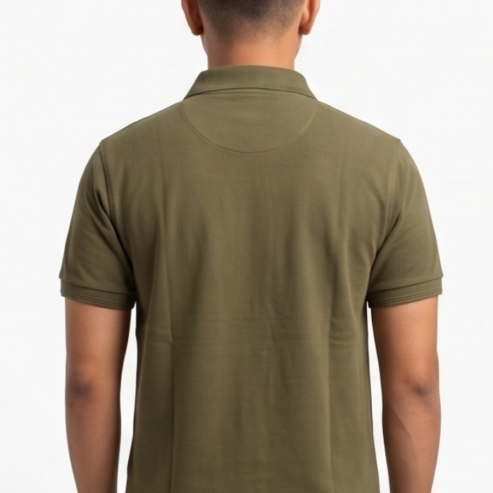 POLO SHIRT PIQUE ARMY GREEN