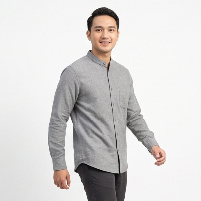 UNIQLO KEMEJA SHANGHAI GREY