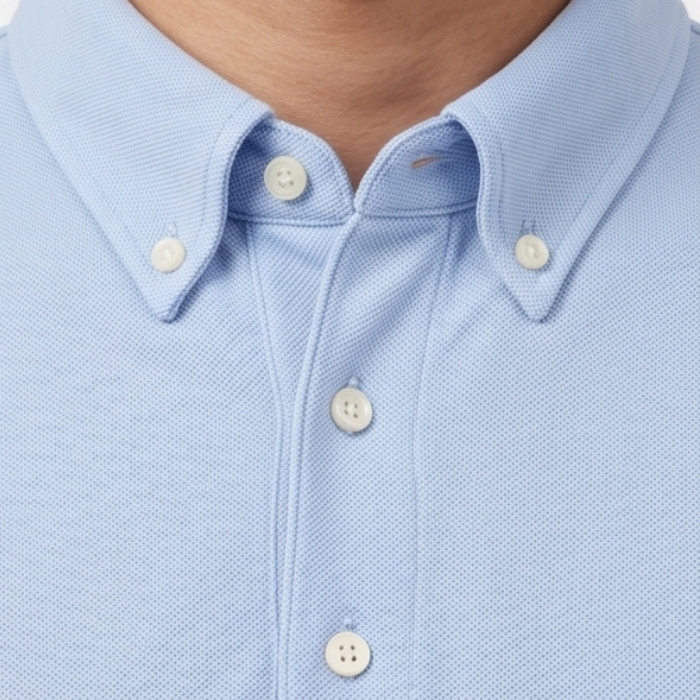 UNIQLO POLO BUTTON DOWN SKY BLUE