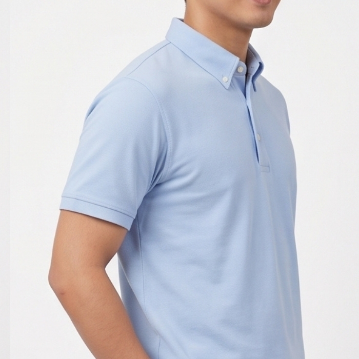 UNIQLO POLO BUTTON DOWN SKY BLUE