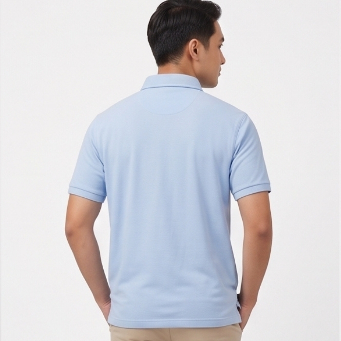 UNIQLO POLO BUTTON DOWN SKY BLUE