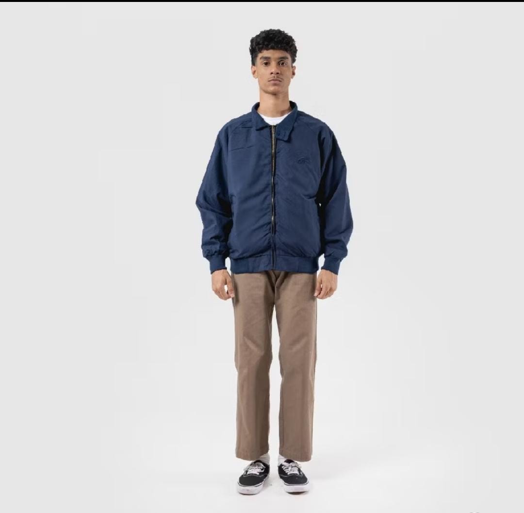 Jacket Pria Classic Harrington Navy Blue foto 3