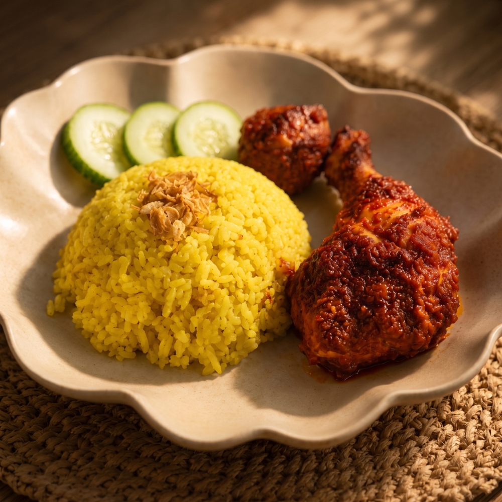 Nasi Kuning Masak Habang