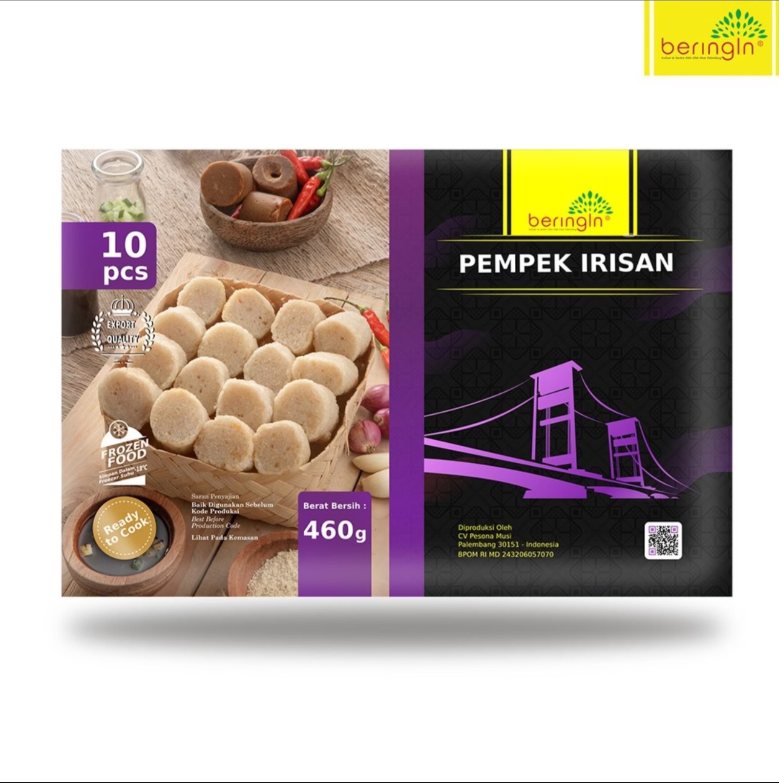 Beringin Pempek Irisan 10 pcs