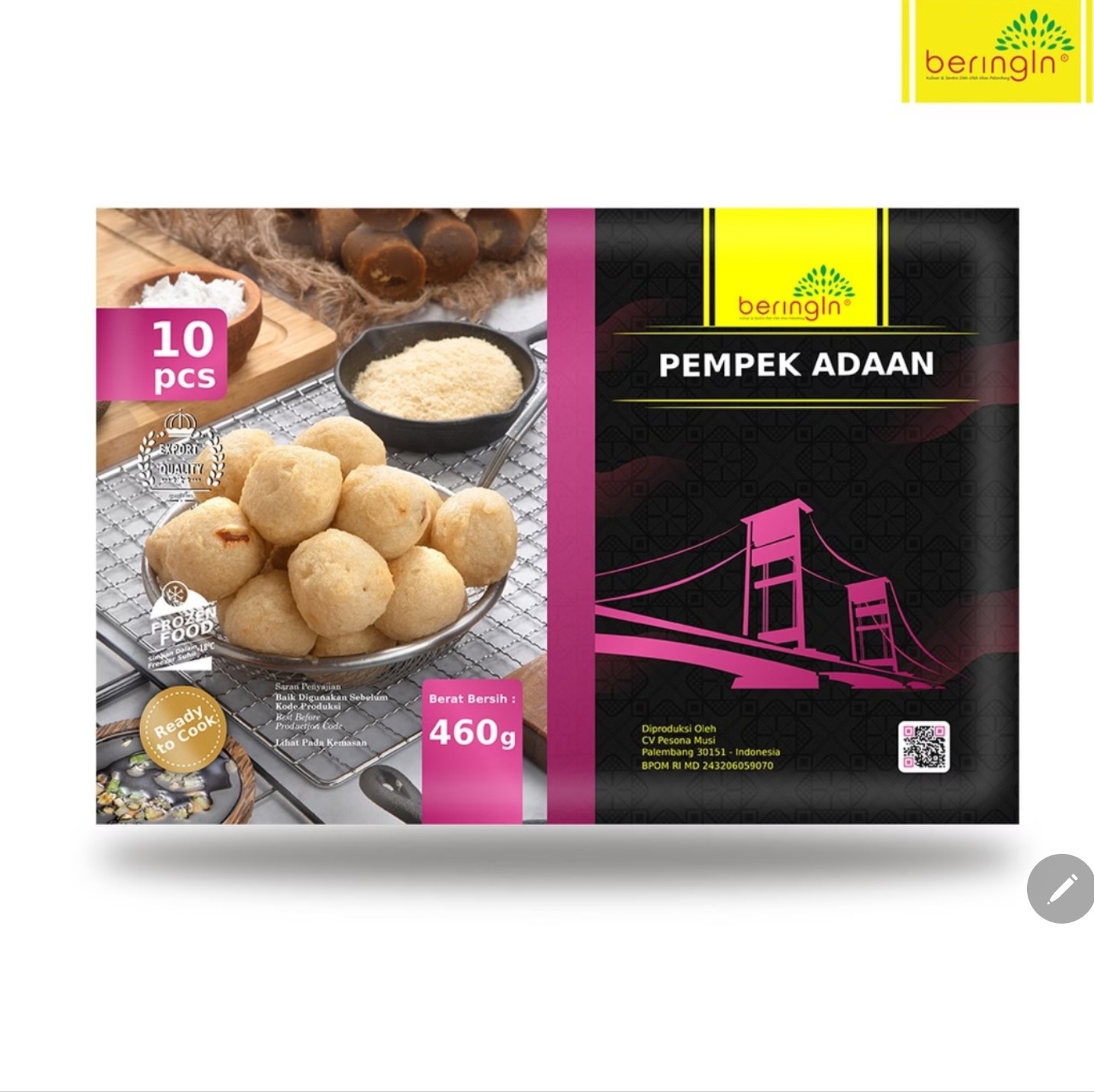 Beringin Pempek Adaan 10 pcs