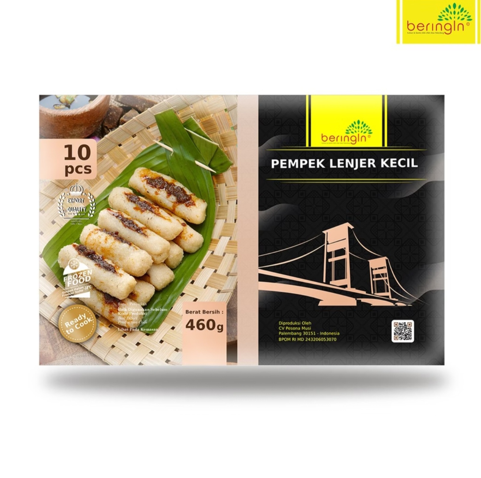 Beringin Pempek Lenjer Kecil 10 pcs