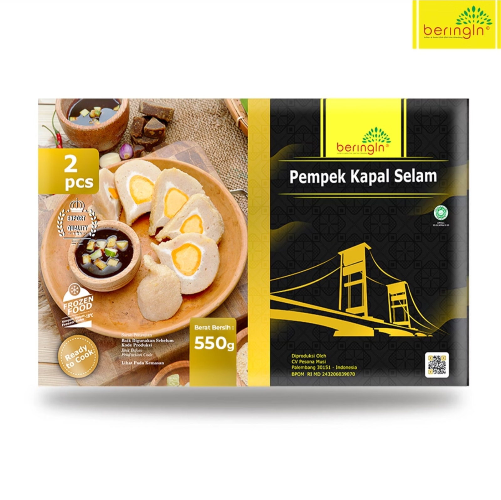 Beringin Pempek Kapal Selam 2 pcs