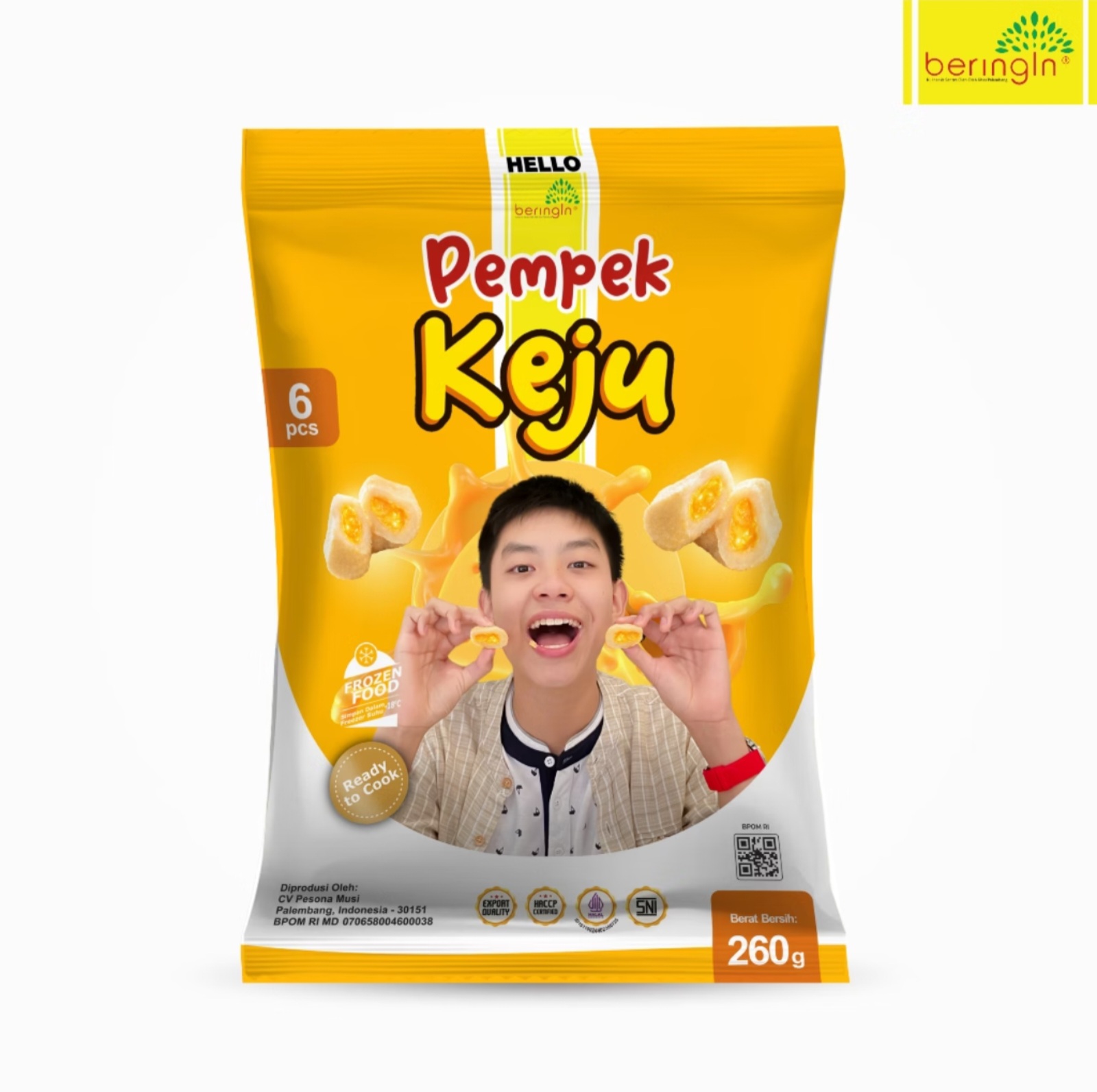 Beringin Pempek Keju 6 pcs