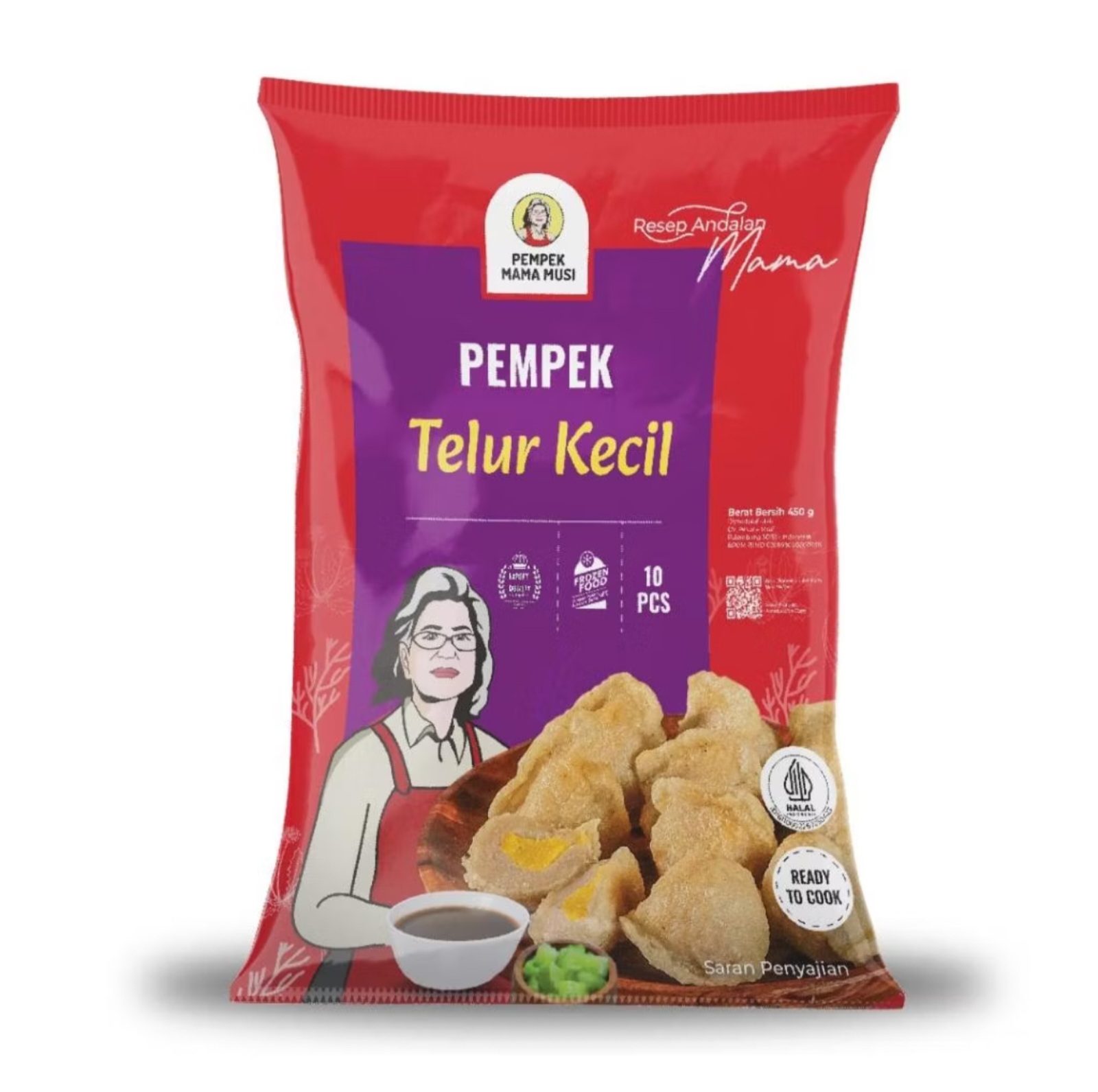 Mama Musi Pempek Telur Keci 10 Pcs