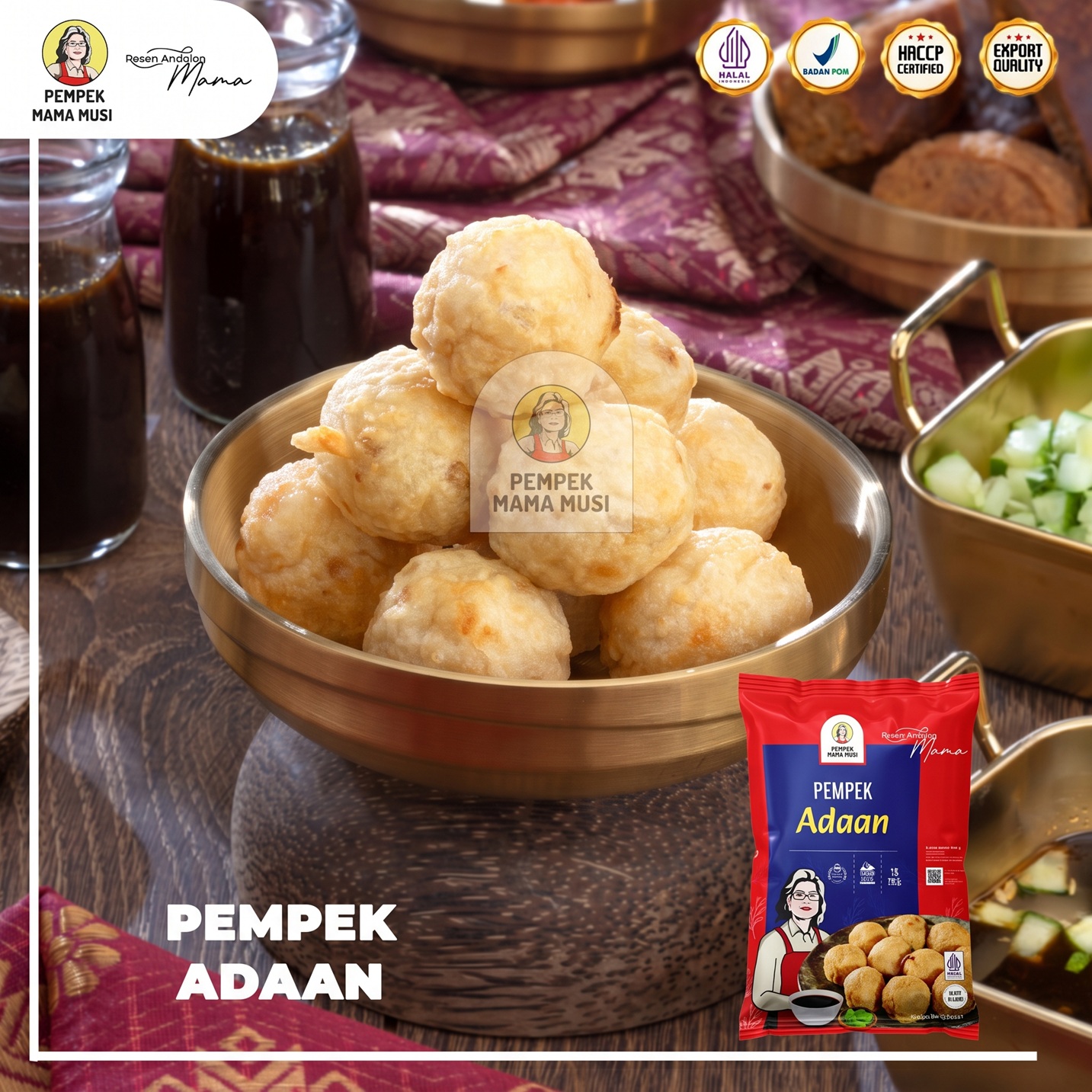 Mama Musi Pempek Adaan 10 pcs