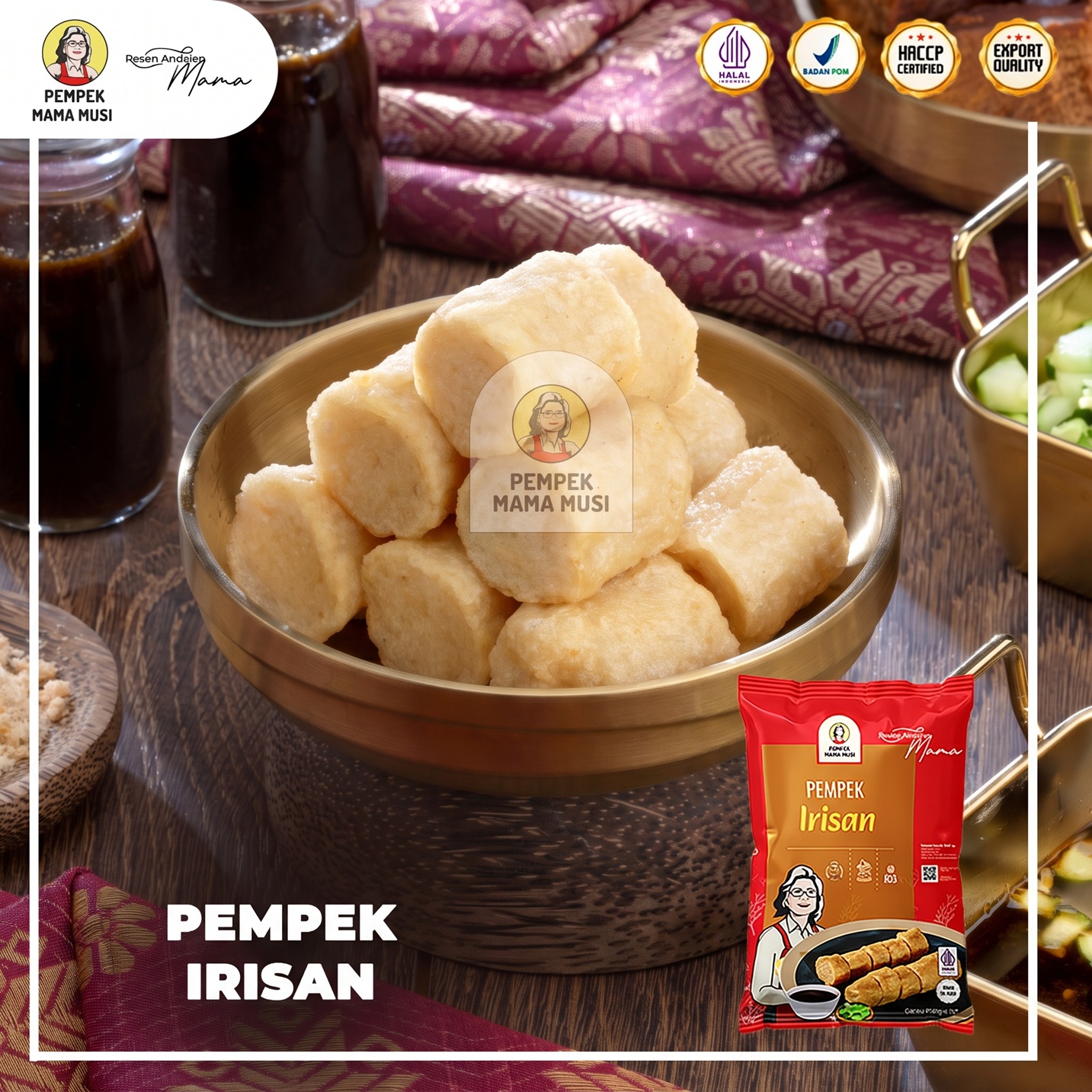 Mama Musi Pempek Irisan 10 pcs