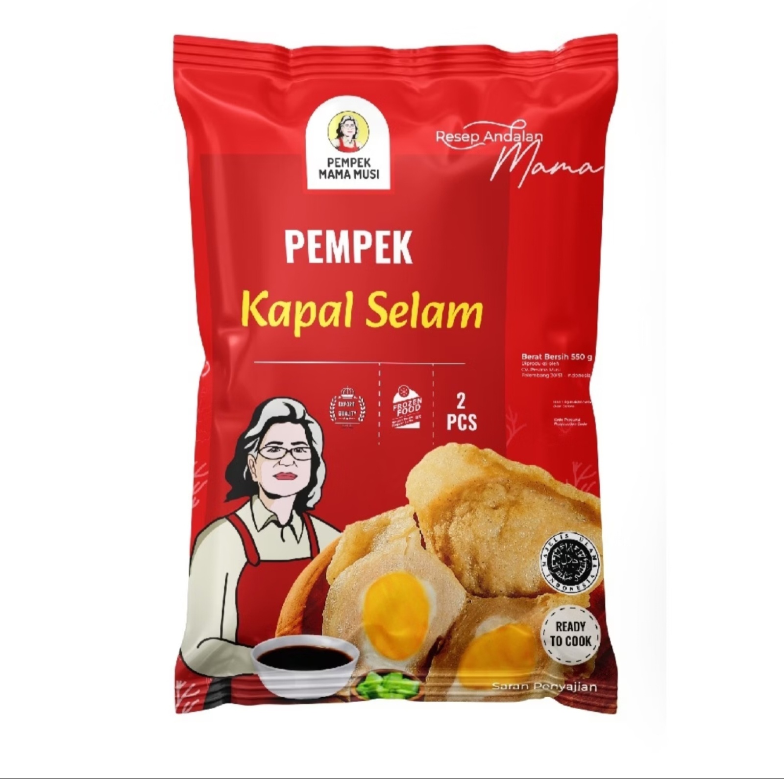 Mama Musi Pempek Kapal Selam 2 pcs