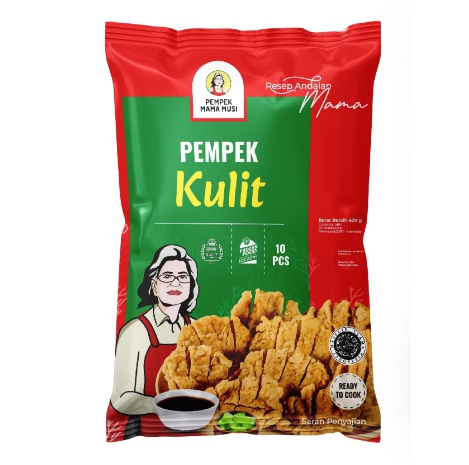 Mama Musi Pempek Kulit 10 pcs