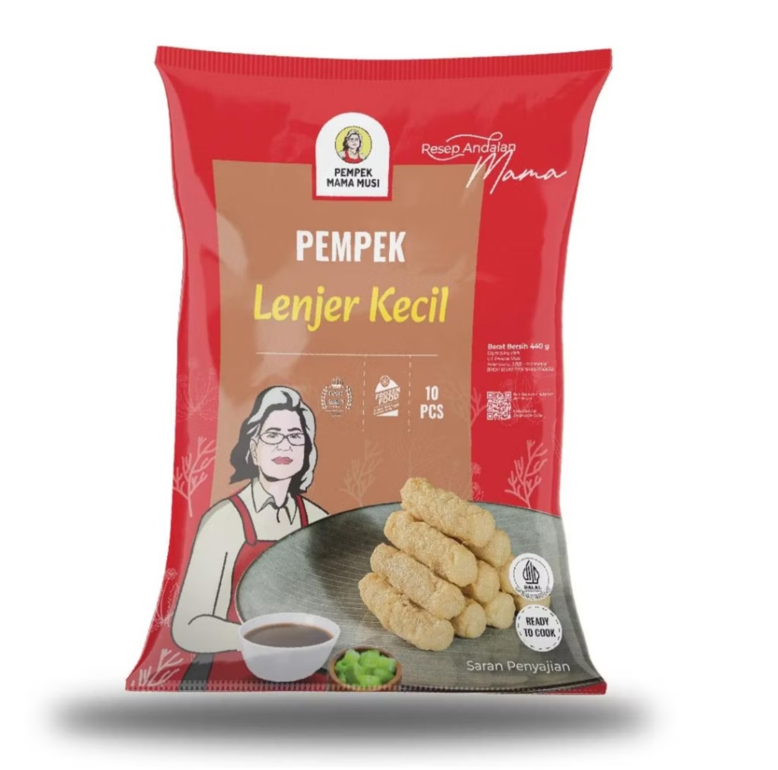 Mama Musi Pempek Lenjer Kecil 10 pcs