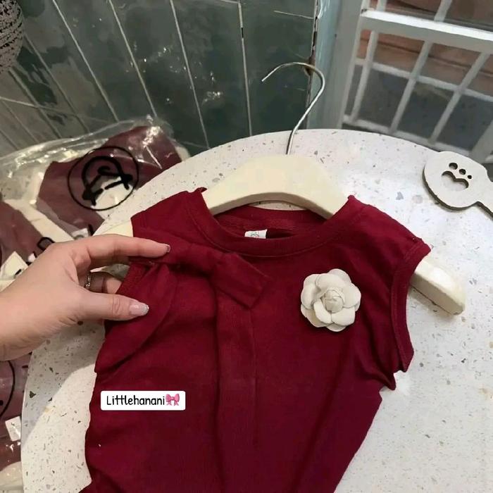 [1-6th] SETELAN KUTUNG MERAH CANTIK PREMIUM USIA 1-6 TAHUN - MAROON, 140 [est 4-5th] foto 7
