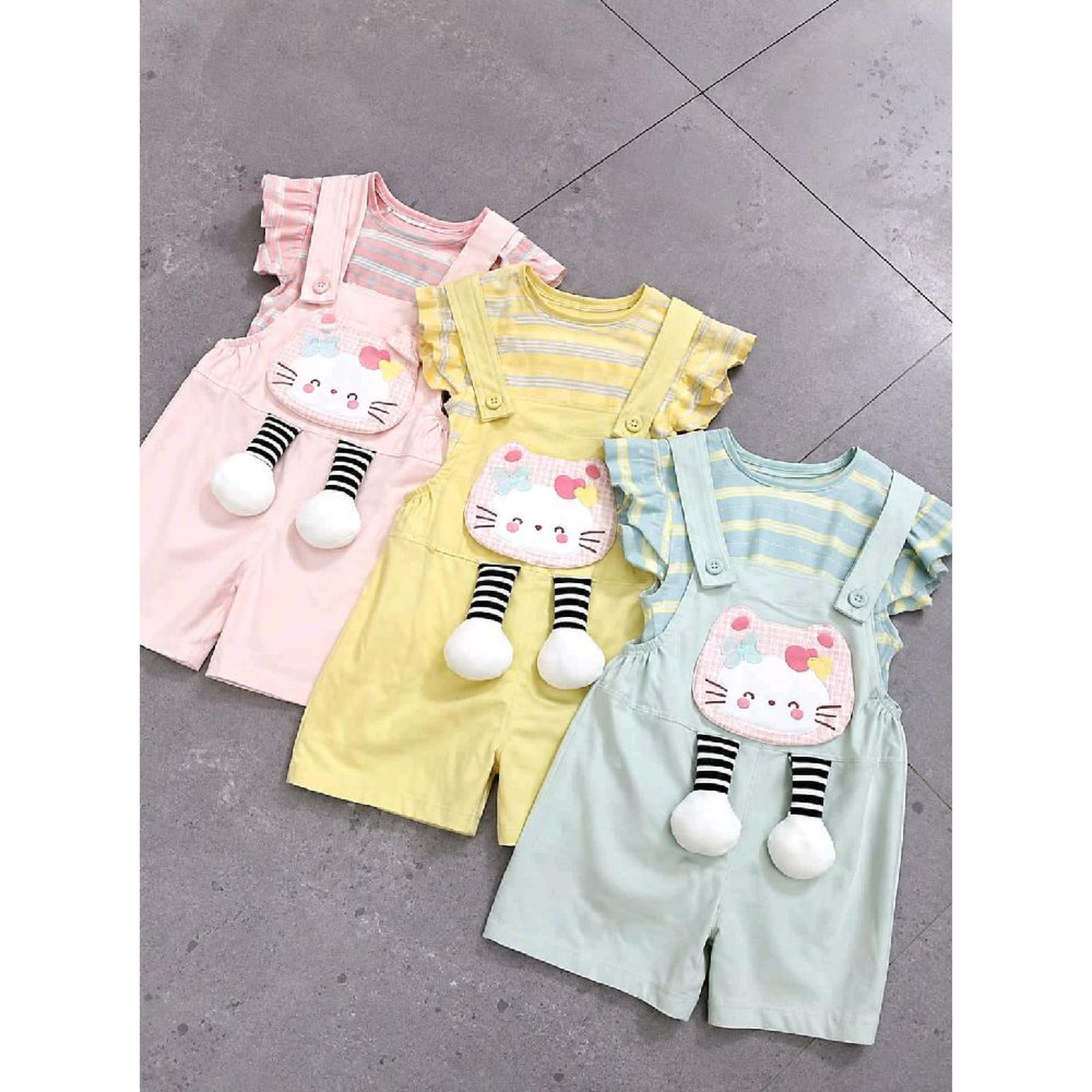 [baby-3th] OVERALL CAT PREMIUM BABY-3 TAHUN - BIRU, NO.5 [est baby]