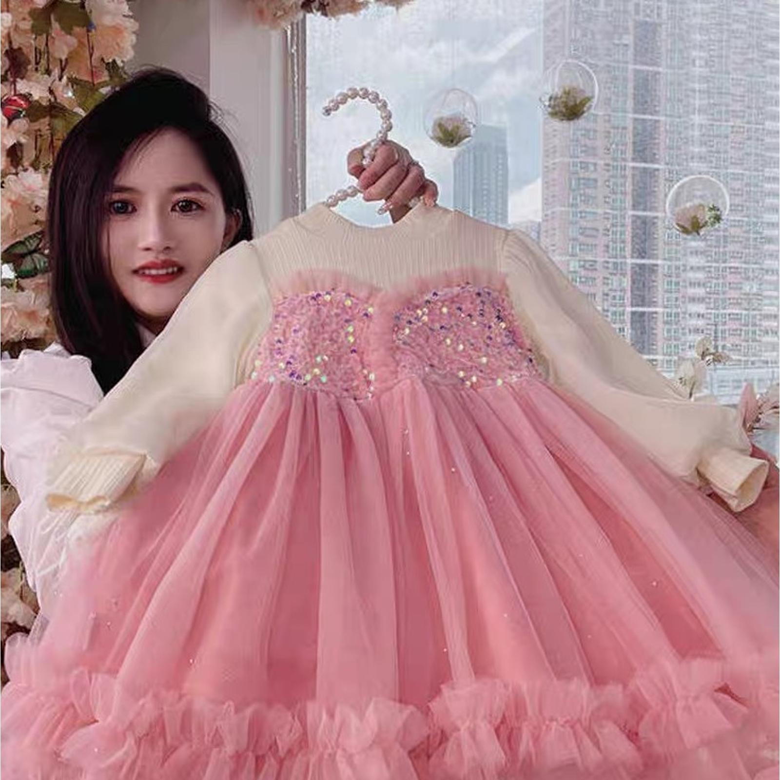 [baby-3th] DRES TUTU PINK PREMIUM USIA baby dan 3 TAHUN - PINK, 3XL [est 2½-3th]