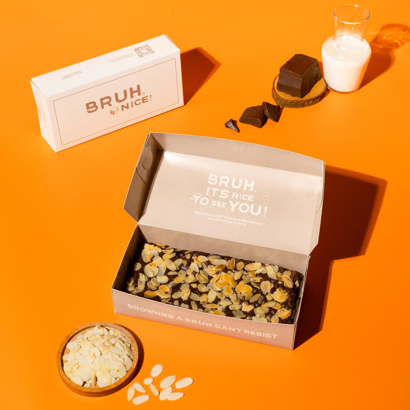 Signature Almond Fudgy Brownies MEDIUM