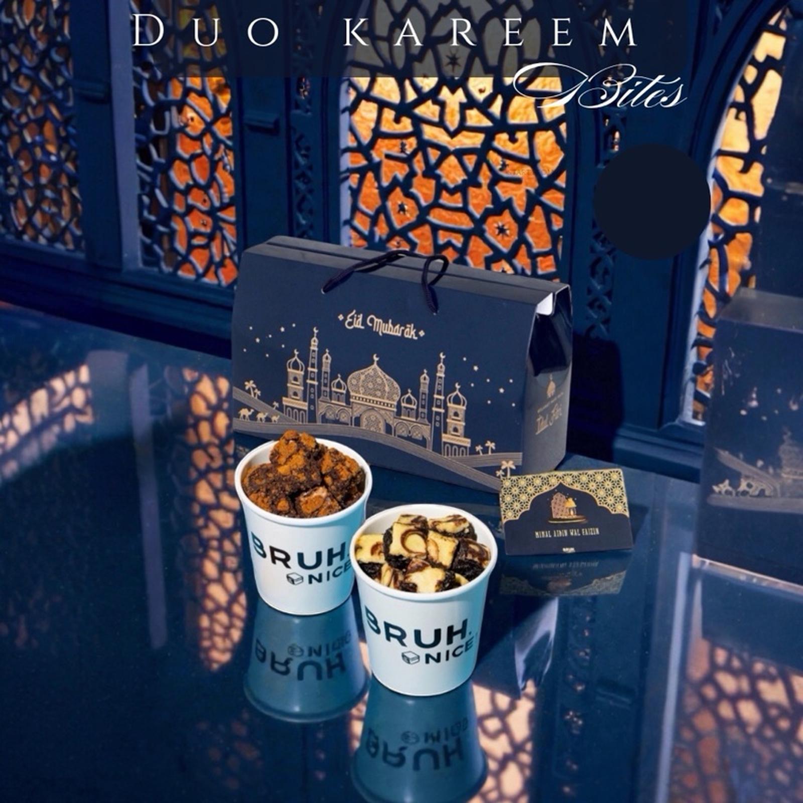 Duo Kareem Bites - Eid hampers 2 Brownie bites - Ready Stock - Brownies A + A