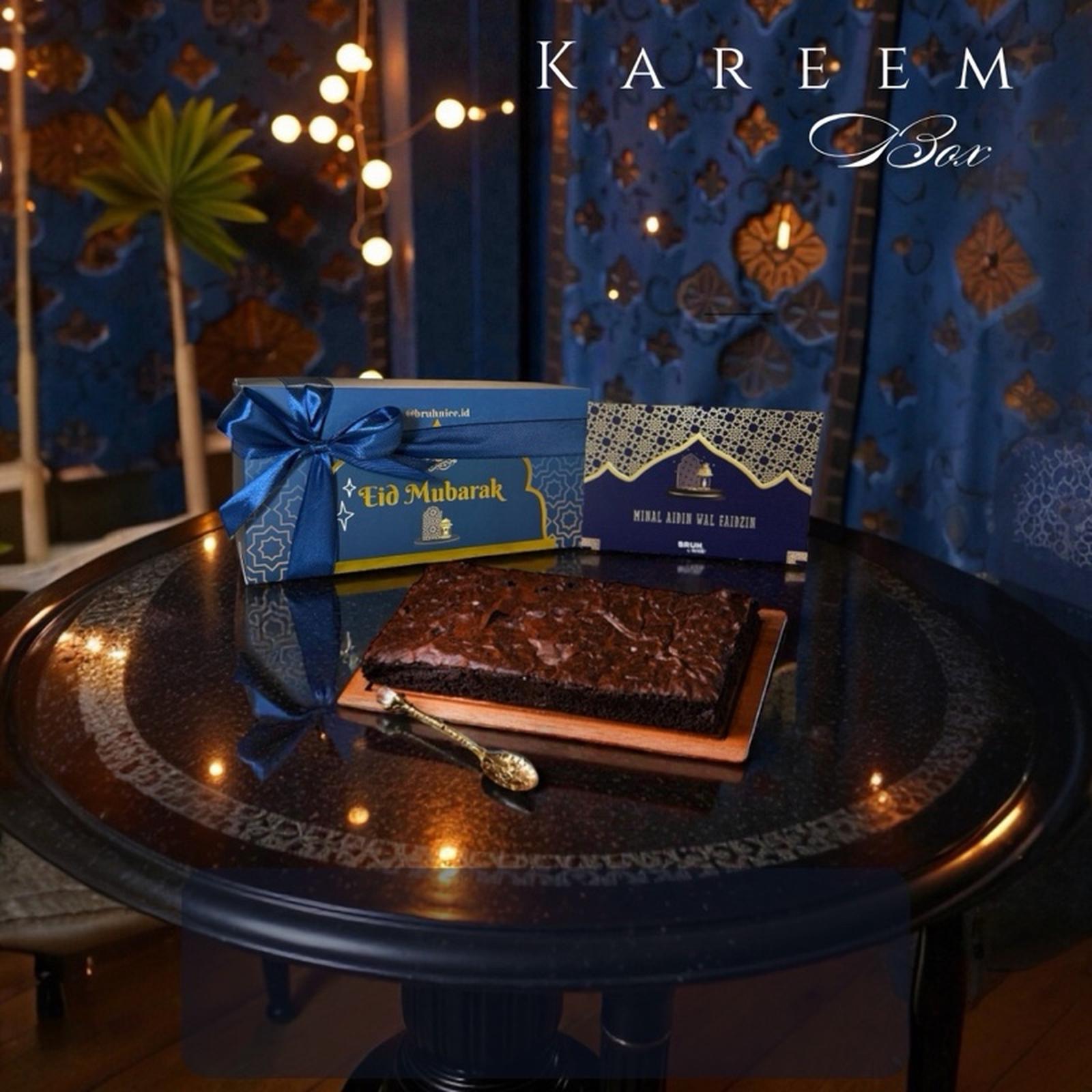 Kareem Box - Eid Hampers 1 Brownie Box Ready Stock - signature fudgy brownie