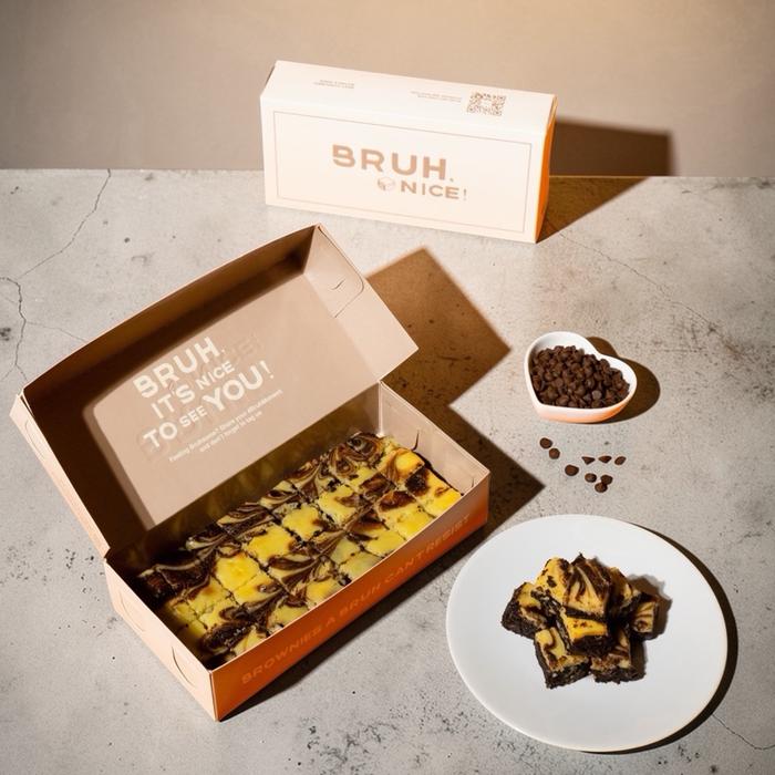 Kareem Box - Eid Hampers 1 Brownie Box Ready Stock - signature fudgy brownie foto 7